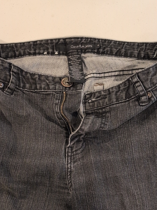 Calvin Klein Jeans Denim - Calvin Klein Jeans Black Washed Denim Jean's